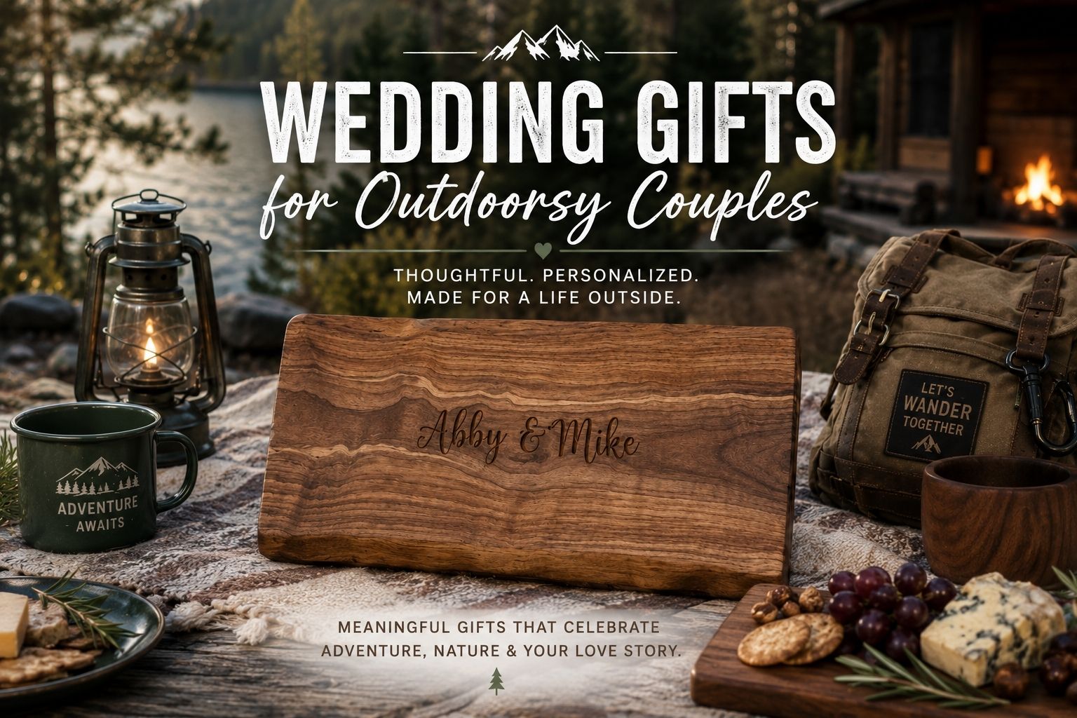 Wedding Gifts for Outdoorsy Couples: Nature-Inspired Ideas They'll Actually Keep