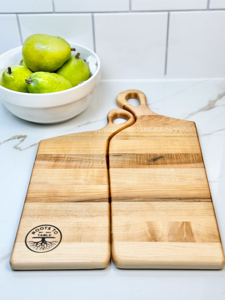 THE NESTLING TIMBERS: Hand Crafted Maple Charcuterie Boards