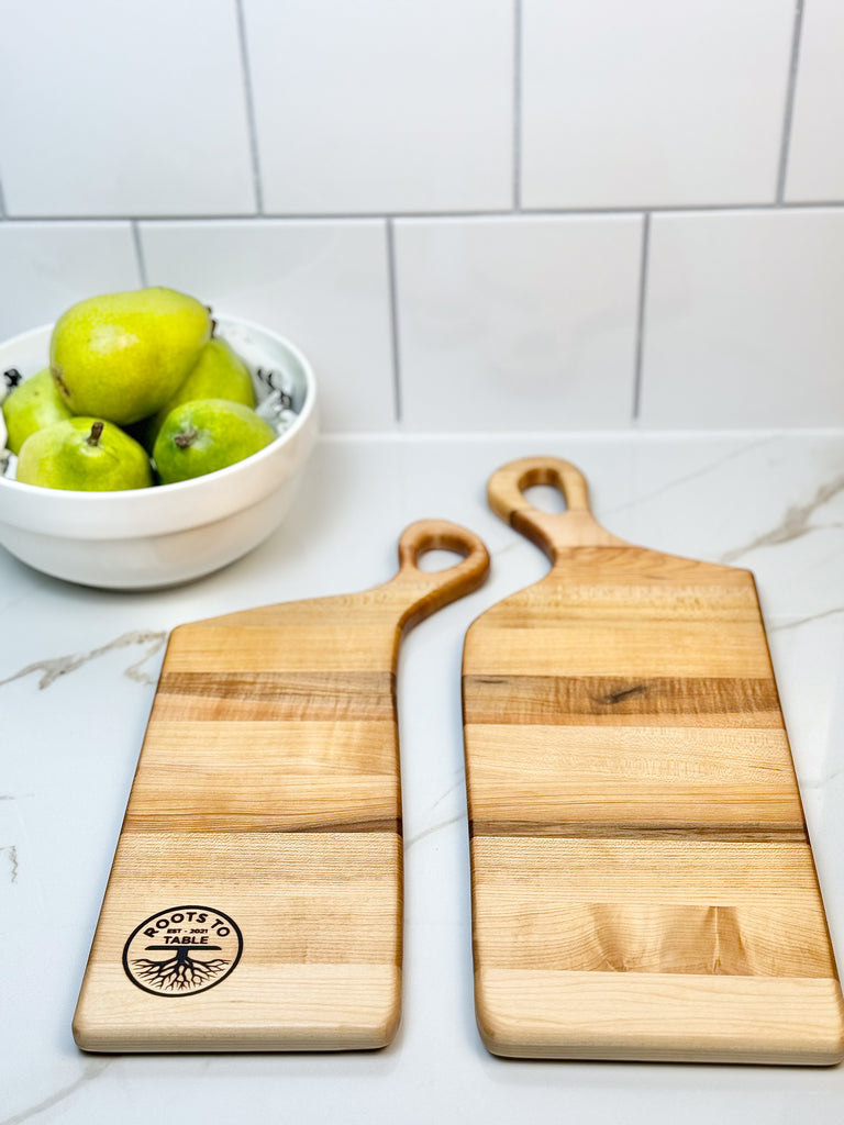 THE NESTLING TIMBERS: Hand Crafted Maple Charcuterie Boards