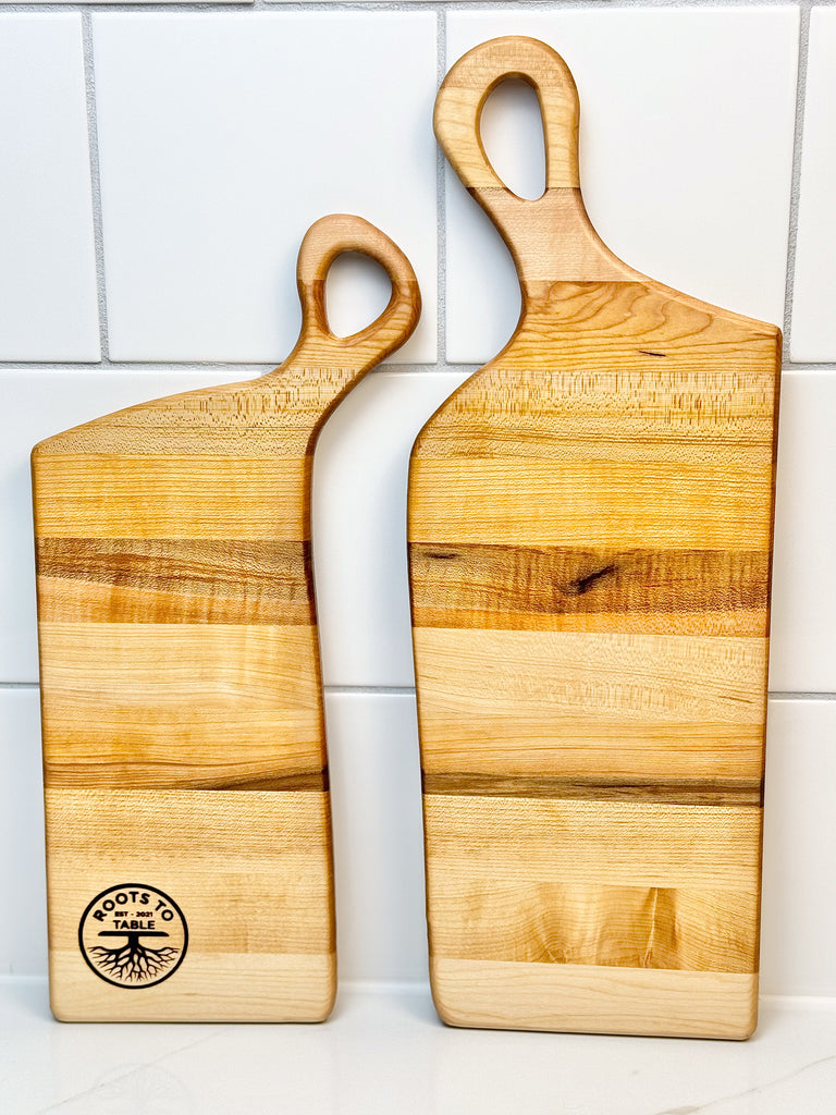 THE NESTLING TIMBERS: Hand Crafted Maple Charcuterie Boards