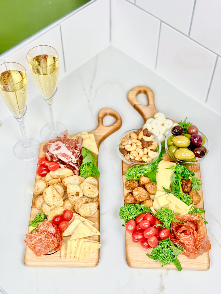 THE NESTLING TIMBERS: Hand Crafted Maple Charcuterie Boards