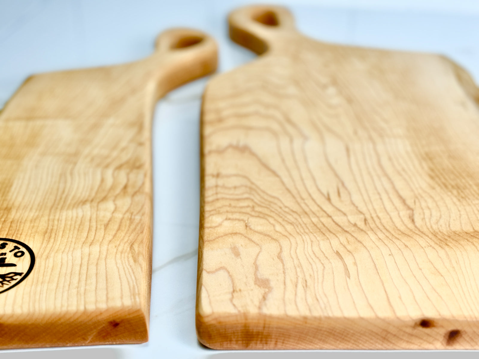 THE NESTLING TIMBERS: Live Edge Maple Charcuterie Boards