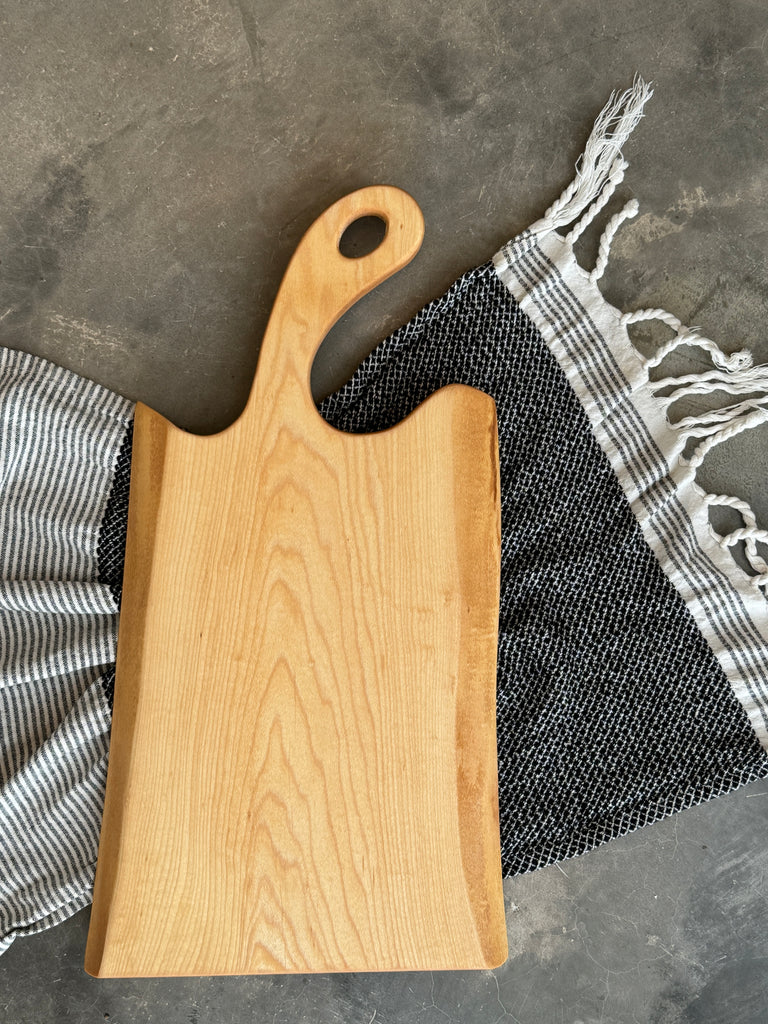 THE CANOPY SERIES: Personalized Live Edge Maple Charcuterie Boards