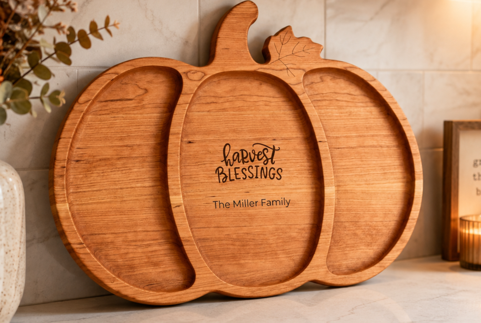 Fall Decor Kitchen Ideas: Wood Pieces You Can Style Now and Use All Year