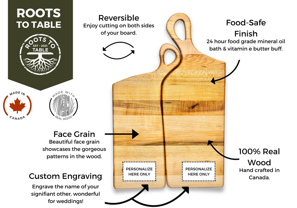 THE NESTLING TIMBERS: Hand Crafted Maple Charcuterie Boards