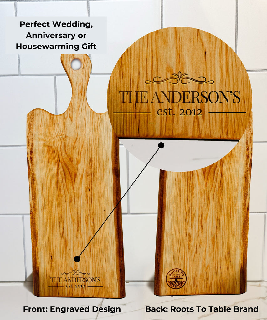 THE TREE SERIES: Personalized & Hand Crafted Live Edge Maple Charcuterie Boards