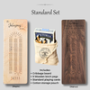 Personalized Cribbage Board – Maple, Cherry or Walnut Wood Set