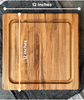 Personalized Cutting Boards, End Grain Walnut and Maple Custom Engraved Boards.