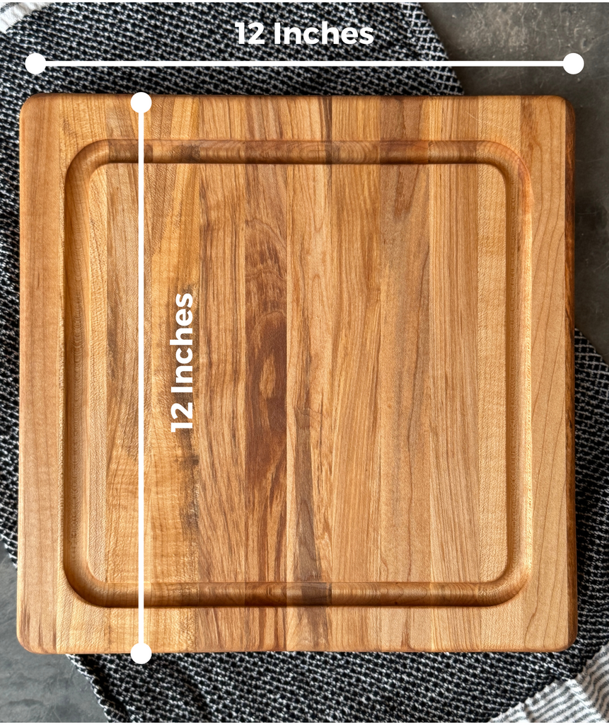 Personalized Cutting Boards, End Grain Walnut and Maple Custom Engraved Boards.
