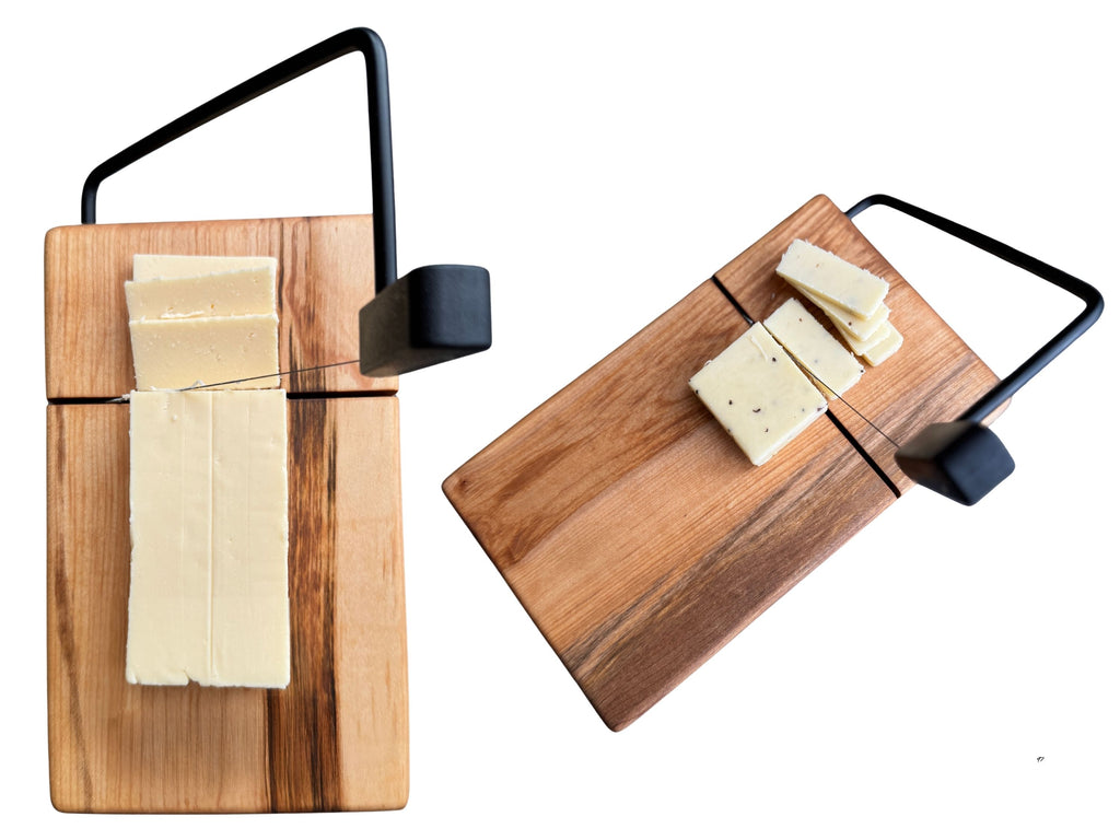 Personalized Cheese Slicer with Wire Cutter, Cheese Cutting  Board, in Maple or Walnut