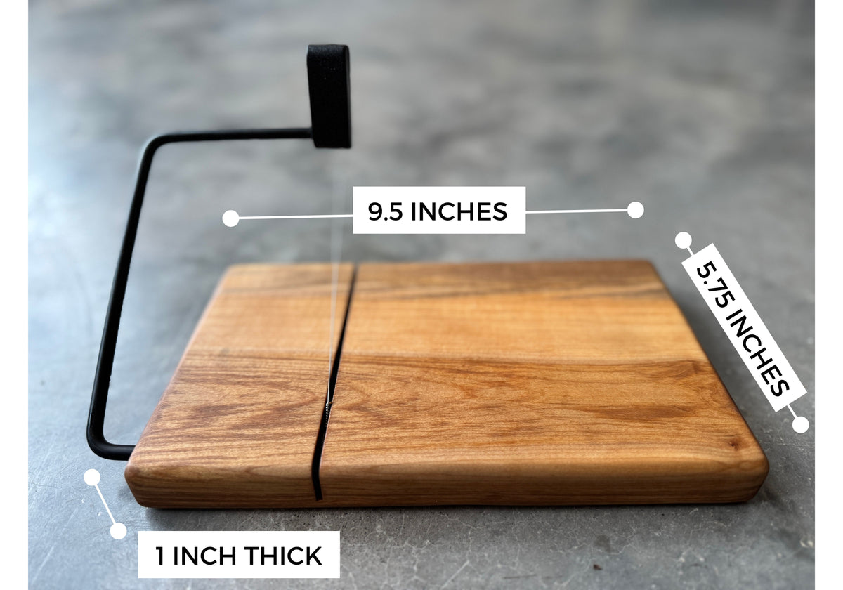 Personalized Cheese Slicer with Wire Cutter, Cheese Cutting  Board, in Maple or Walnut