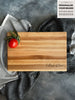 Personalized Cutting Boards, End Grain Walnut and Maple Custom Engraved Boards.