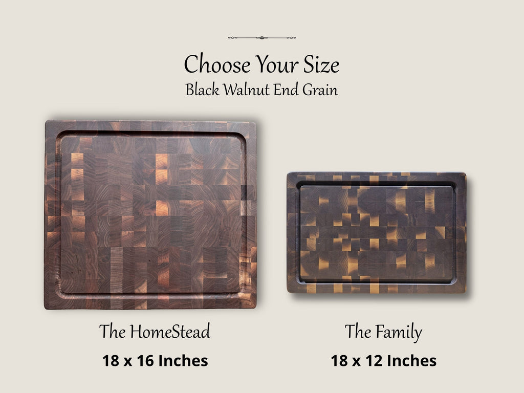 Walnut End Grain Cutting Boards