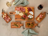 Personalized Cheese Board Set, Engraved Charcuterie with 4 Mini Boards