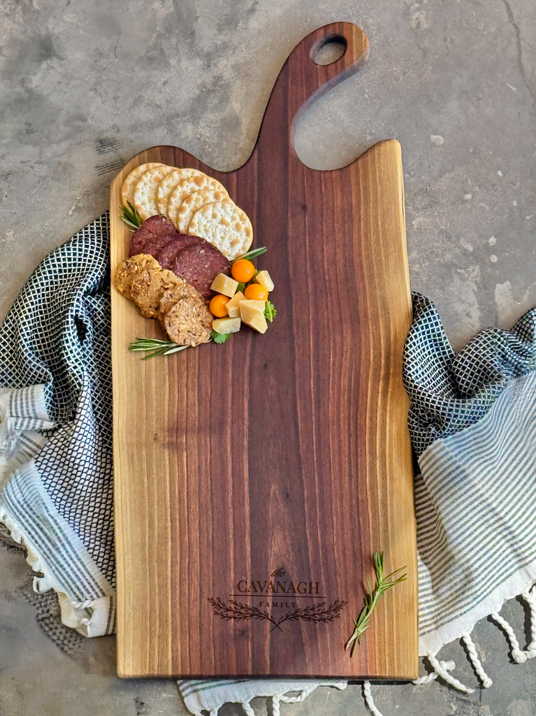 Black Walnut Live Edge Charcuterie Boards - Heartwood