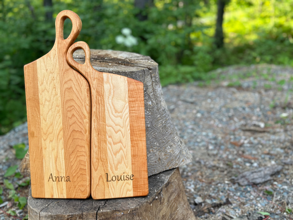 THE NESTLING TIMBERS: Hand Crafted Maple Charcuterie Boards