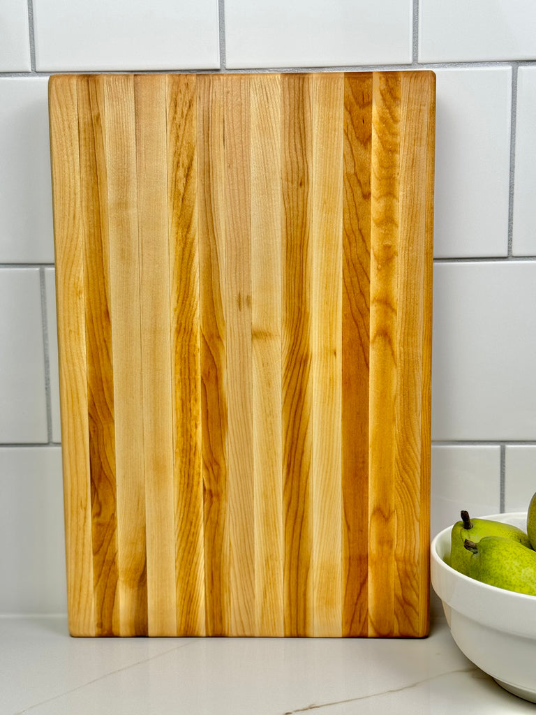 Personalized Cutting Boards, End Grain Walnut and Maple Custom Engraved Boards.