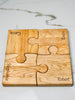 Maple Jigsaw Puzzle Coasters Set of 4