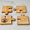 Maple Jigsaw Puzzle Coasters Set of 4