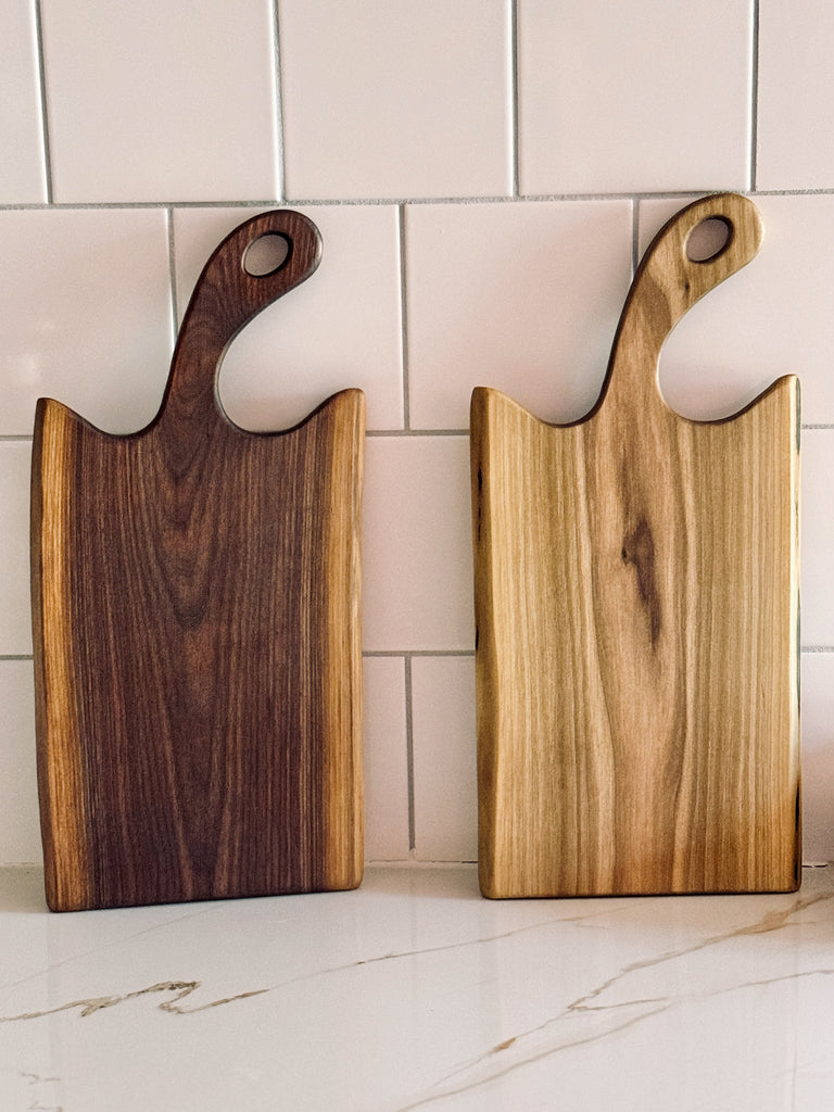 Black Walnut Live Edge Charcuterie Boards - Heartwood