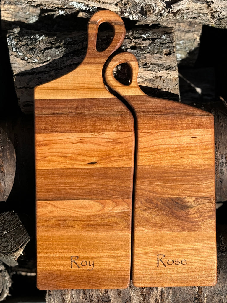 THE NESTLING TIMBERS: Hand Crafted Maple Charcuterie Boards