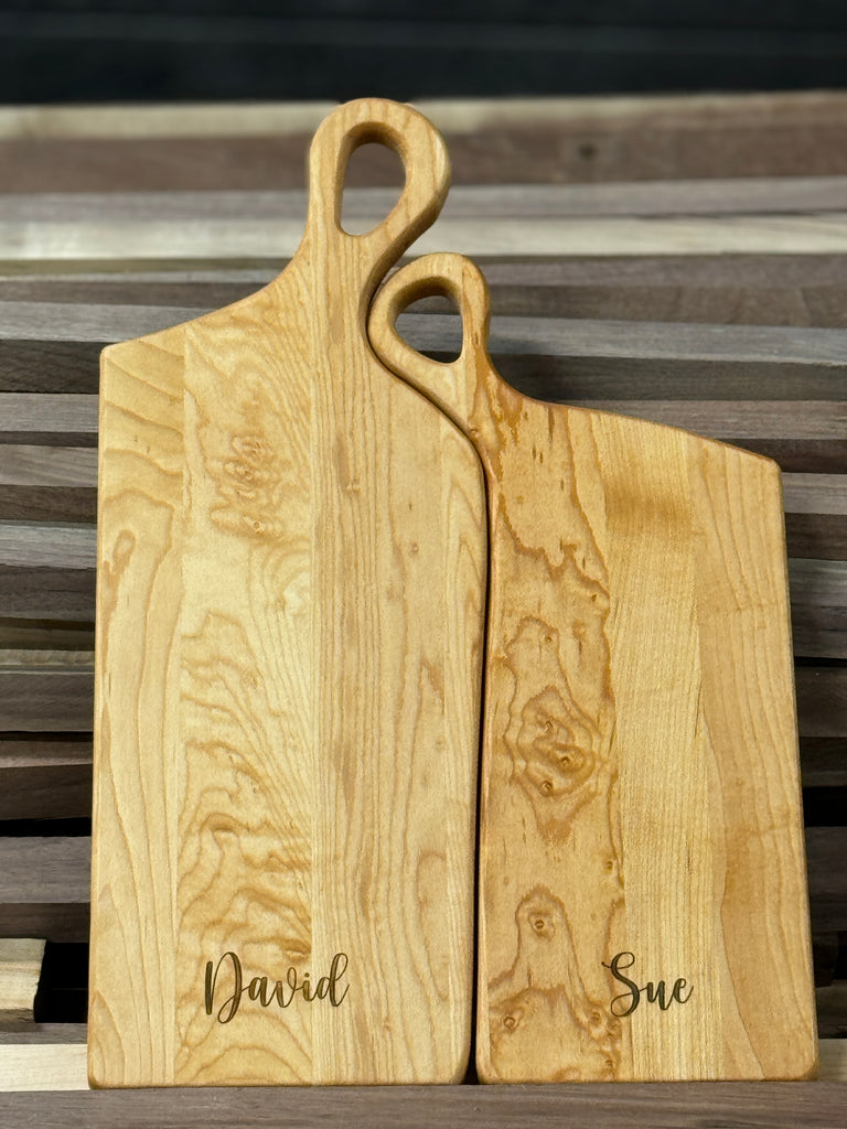 THE NESTLING TIMBERS: Hand Crafted Maple Charcuterie Boards