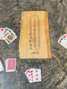 Rustic Ridges Maple Cribbage Board