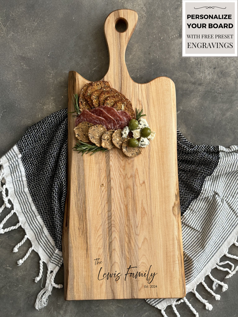 THE TREE SERIES: Hand Crafted Live Edge Maple Charcuterie Boards