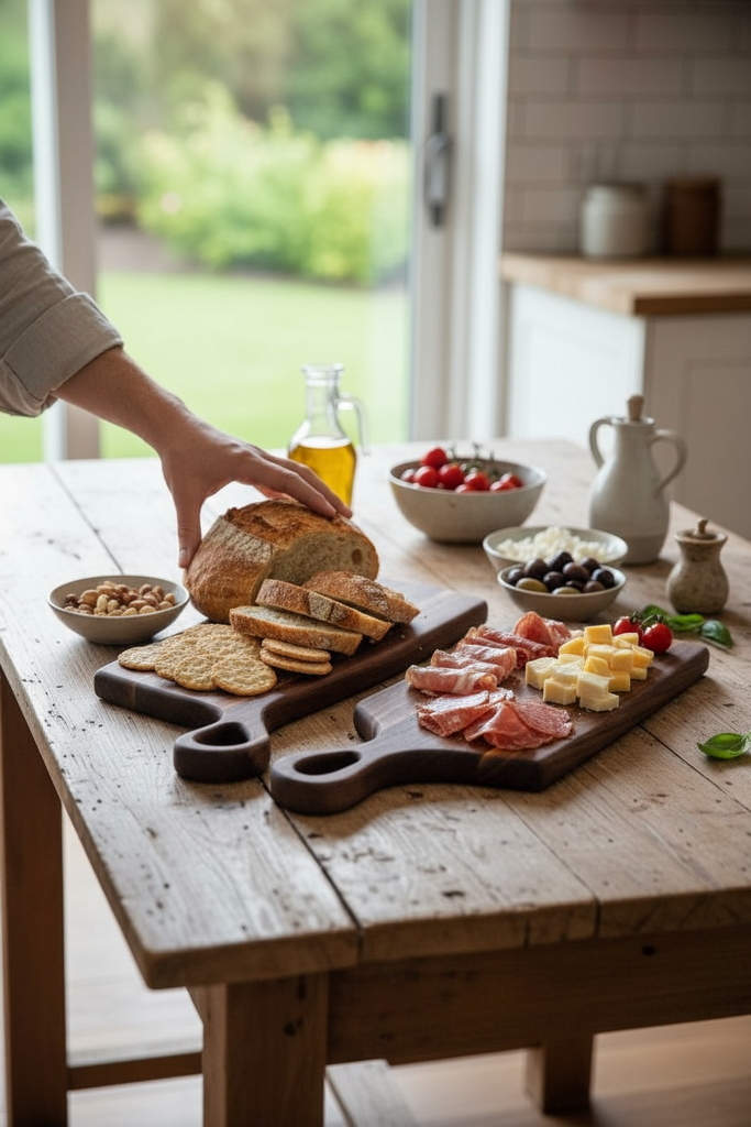 THE NESTLING TIMBERS: Hand Crafted Maple Charcuterie Boards