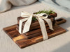 Personalized Cheese Board Set, Engraved Charcuterie with 4 Mini Boards