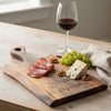 Black Walnut Live Edge Charcuterie Board with Handle | Wedding & Housewarming Gift
