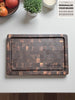 Personalized Cutting Boards, End Grain Walnut and Maple Custom Engraved Boards.