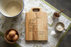 Personalized Handwritten Recipe Cutting Board, Custom Maple Charcuterie Board with Handwritten Recipe Engraving. Gift for Housewarming, Mom, Grandma