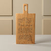 Personalized Recipe Cutting Board, Custom Maple Charcuterie Board with Handwritten Recipe Engraving. Gift for Housewarming, Mom, Grandma