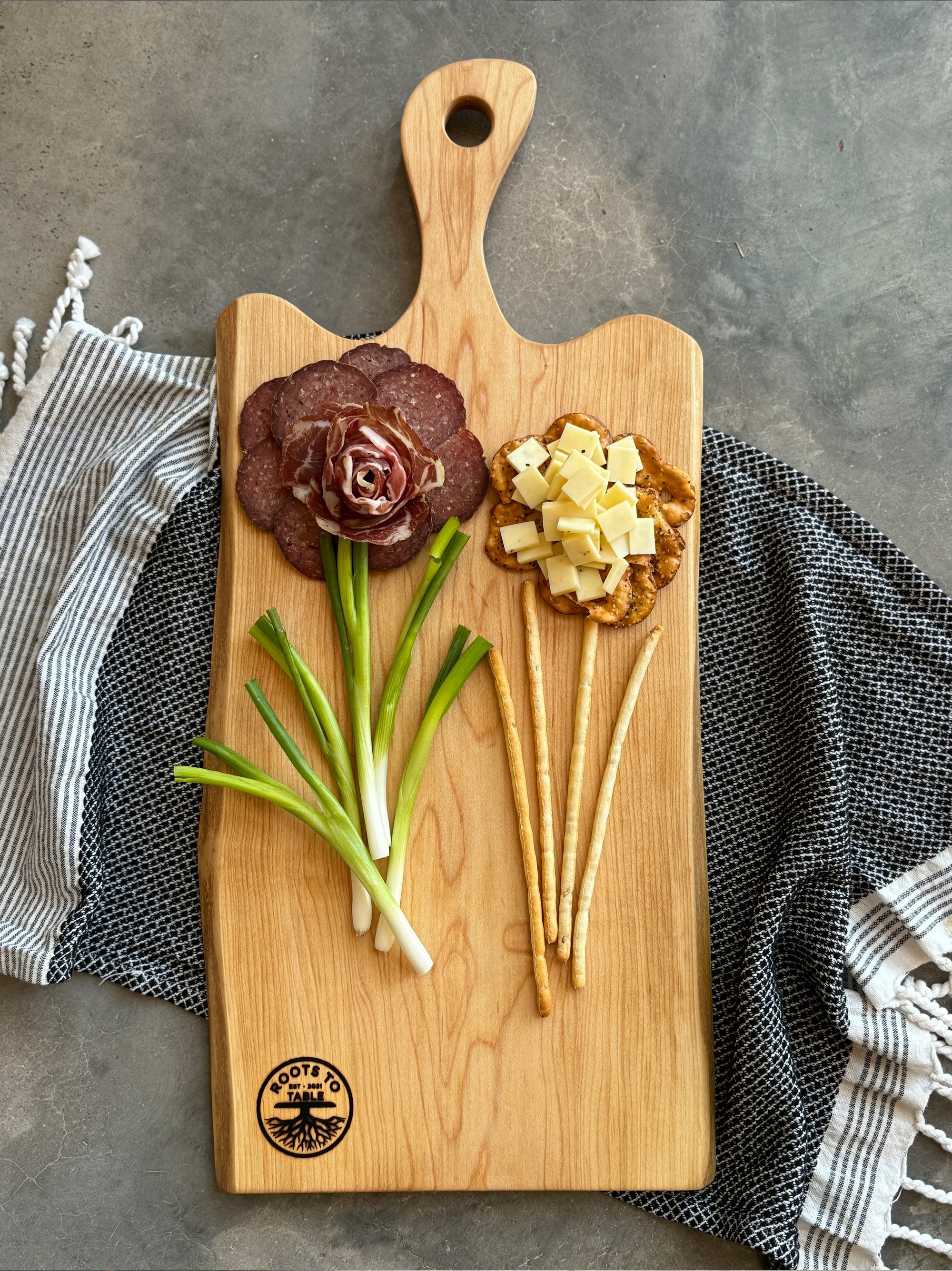 THE TREE SERIES: Hand Crafted Live Edge Maple Charcuterie Boards