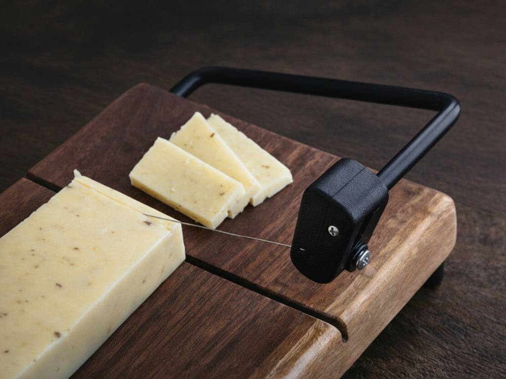 Personalized Cheese Slicer with Wire Cutter, Cheese Cutting  Board, in Maple or Walnut